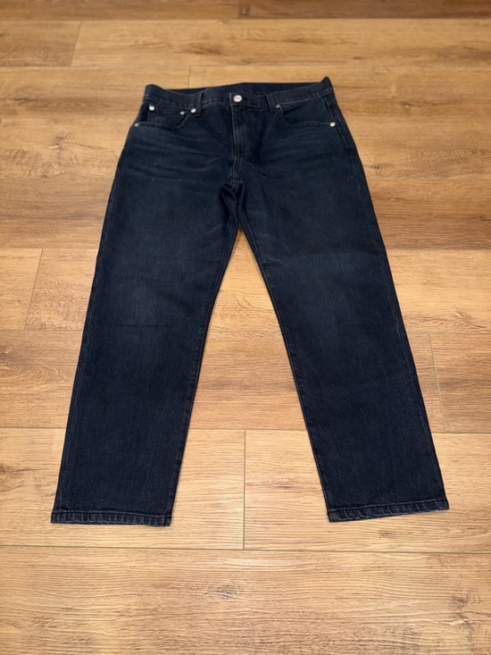 AYR Denim - AYR High-Rise Straight Leg Black Denim Jeans Sz 31 ace of spades luxury Everyday